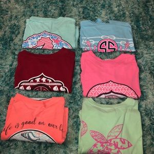 six simply southern tee shirts